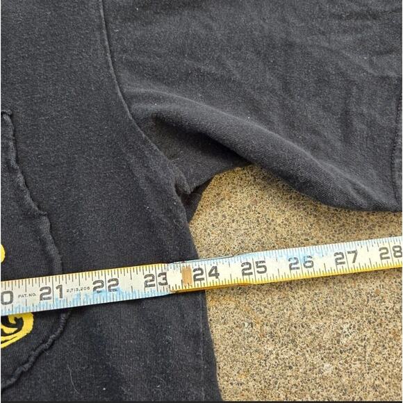 Vtg 90s Red Ape Jeans All Over Print T Shirt XXL Baggy Baroque Affliction Cyber - Picture 6 of 7